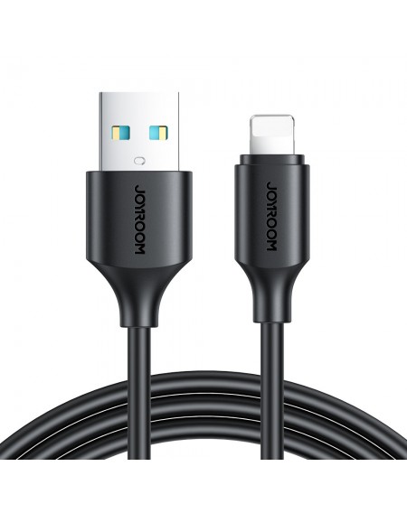 Joyroom USB Charging / Data Cable - Lightning 2.4A 1m Black (S-UL012A9)