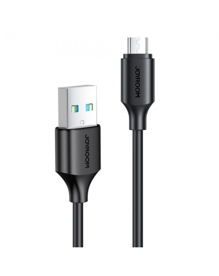 Joyroom cable USB-A - Micro USB 480Mb / s 2.4A 0.25m black (S-UM018A9)