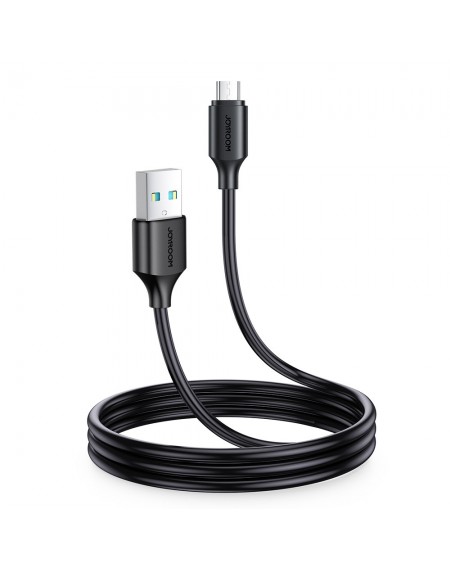 Joyroom cable USB-A - Micro USB 480Mb / s 2.4A 1m black (S-UM018A9)