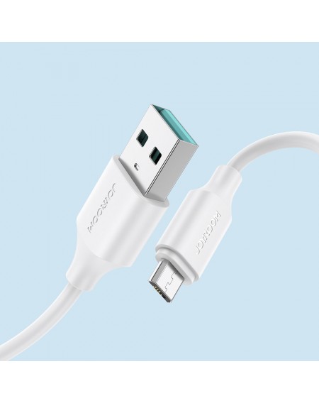 Joyroom cable USB-A - Micro USB 480Mb / s 2.4A 1m white (S-UM018A9)