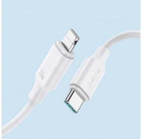 Joyroom cable USB-C - Lightning 480Mb / s 20W 0.25m white (S-CL020A9)