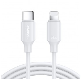 Joyroom USB-C cable - Lightning 480Mb / s 20W 1m white (S-CL020A9)