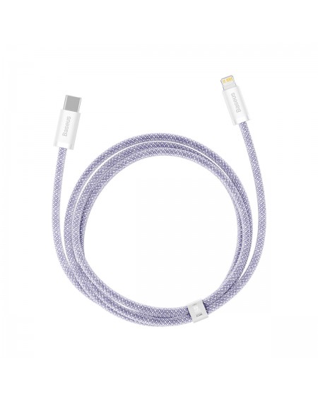 Baseus Dynamic 2 Series Fast Charging Cable USB-C - Lightning 20W 480Mbps 1m Purple