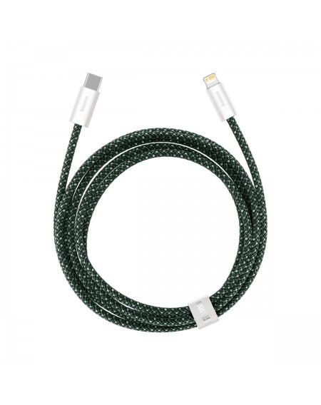Baseus Dynamic 2 Series Fast Charging Cable USB-C - Lightning 20W 480Mbps 2m green