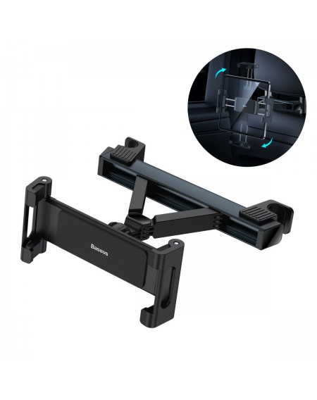 Baseus JoyRide Pro headrest car phone/tablet holder black