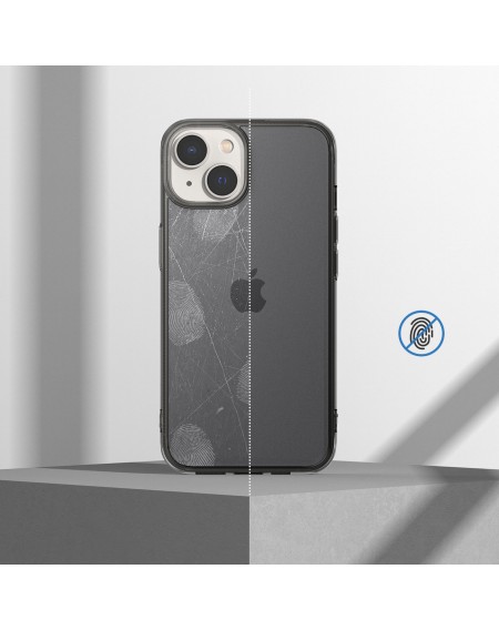 Ringke Fusion Matte case iPhone 14 Plus cover with a gel frame gray