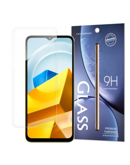 Tempered Glass Xiaomi Poco M5 tempered glass 9H hardness (packaging - envelope)