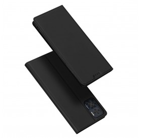 Dux Ducis Skin Pro case Motorola Moto E22i / E22 wallet holster cover with flap black