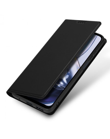 Dux Ducis Skin Pro case Motorola Moto E22i / E22 wallet holster cover with flap black