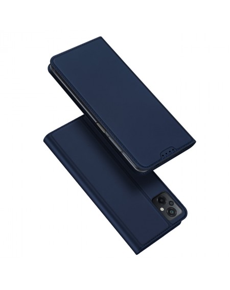 Dux Ducis Skin Pro Case Xiaomi Poco M5 Wallet Holster Cover Blue