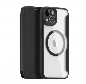 Dux Ducis Skin X Pro case iPhone 14 MagSafe magnetic flip case black