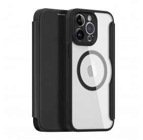 Dux Ducis Skin X Pro Case iPhone 14 Pro Max Magnetic MagSafe Flip Case Black