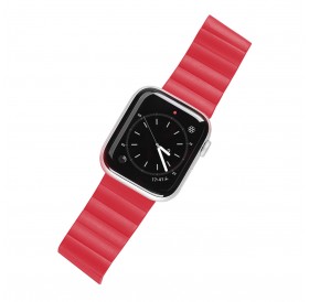 Dux Ducis Magnetic Strap Apple Watch Ultra Magnetic Bracelet Wristband Red (Chain Version)