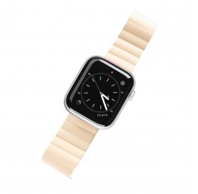 Dux Ducis Magnetic Strap Apple Watch Ultra Magnetic Bracelet Wristband Beige (Chain Version)