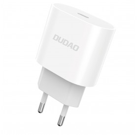 Dudao A8SEU PD 20W EU Plug USB-C Charger White