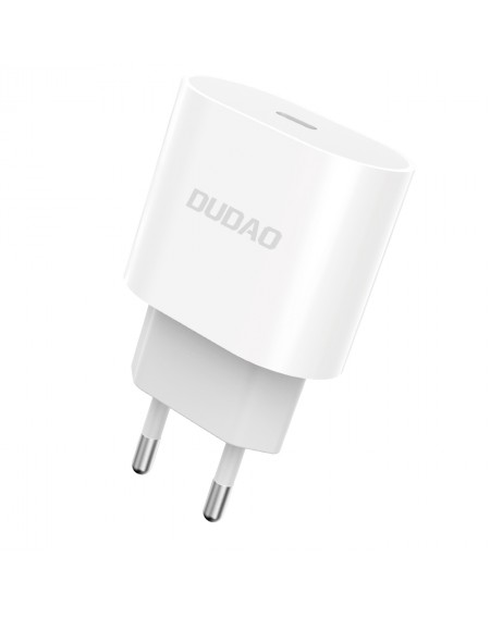 Dudao A8SEU PD 20W EU Plug USB-C Charger White