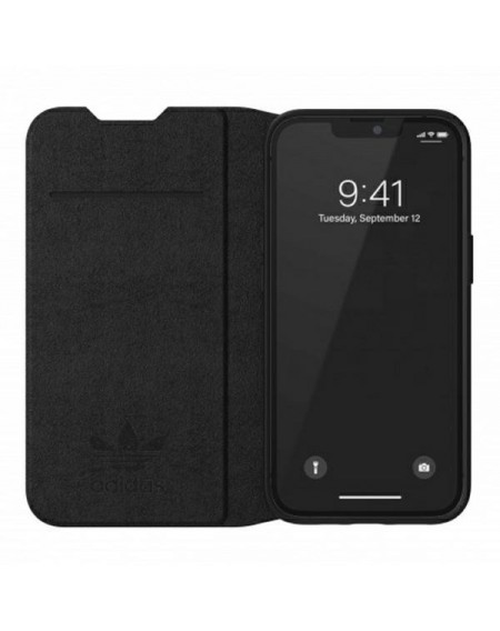 Adidas OR Booklet Case BASIC iPhone 13 Pro / 13 6.1 &quot;black and white / black white 47095