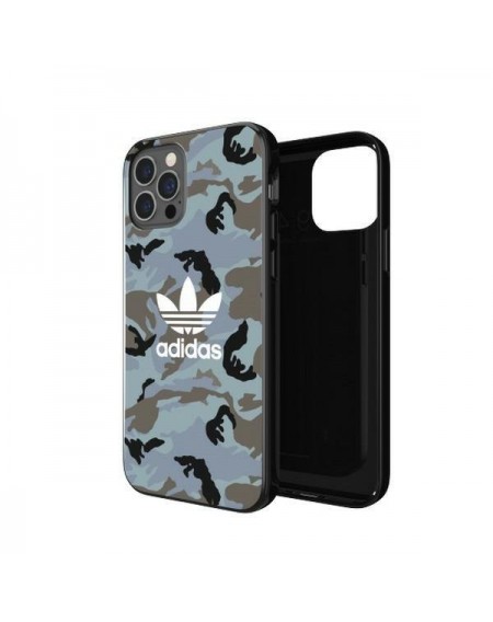 Adidas OR SnapCase Camo iPhone 12/12 Pro niebiesko/czarny 43702