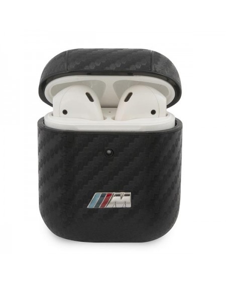 BMW BMA2CMPUCA AirPods cover black / black PU Carbon M Collection