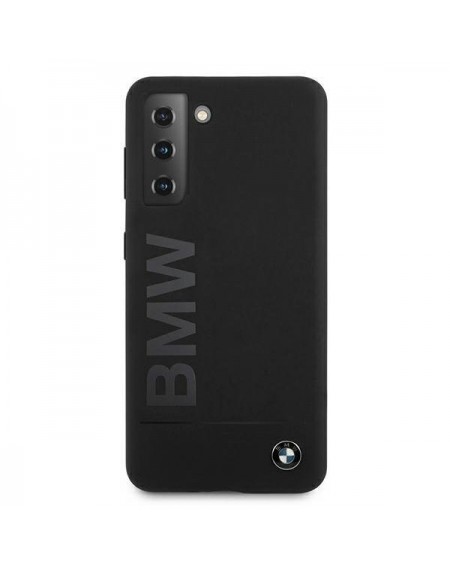 Etui BMW BMHCS21MSLBLBK S21+ G996 czarny/black hardcase Silicone M Collection Big Logo