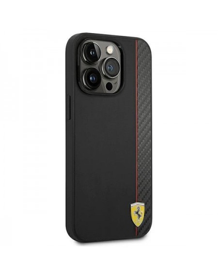 Ferrari FEHCP14LAXBK iPhone 14 Pro 6.1 &quot;black / black hardcase Carbon