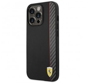 Ferrari FEHCP14XAXBK iPhone 14 Pro Max 6.7 &quot;black / black hardcase Carbon