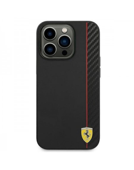 Ferrari FEHCP14XAXBK iPhone 14 Pro Max 6.7 &quot;black / black hardcase Carbon