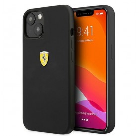 Ferrari FESSIHCP13MBK iPhone 13 6.1 &quot;black / black hardcase Silicone