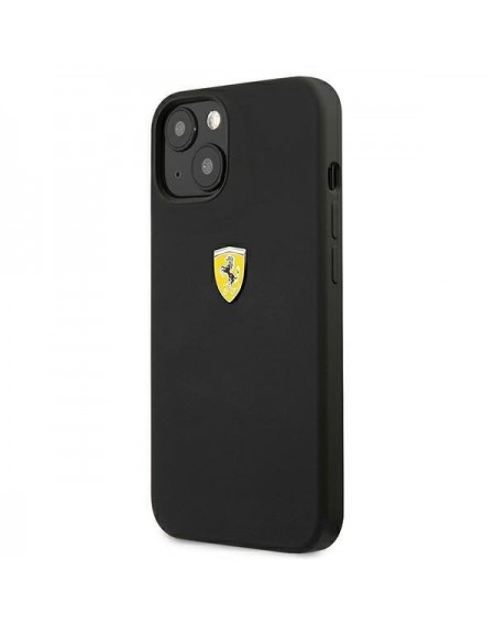 Ferrari FESSIHCP13MBK iPhone 13 6.1 &quot;black / black hardcase Silicone