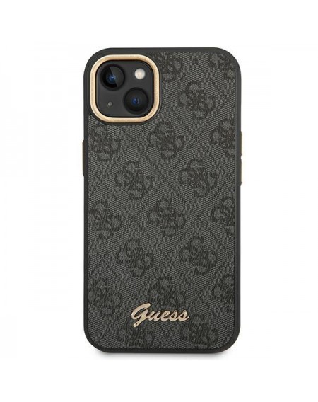 Guess GUHCP14MHG4SHK iPhone 14 Plus 6.7 &quot;black / black hard case 4G Vintage Gold Logo