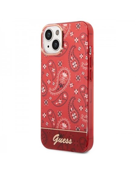 Guess GUHCP14MHGBNHR iPhone 14 Plus 6.7&quot; red/red hardcase Bandana Paisley