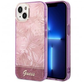 Guess GUHCP14MHGJGHP iPhone 14 Plus 6.7 &quot;pink / pink hardcase Jungle Collection