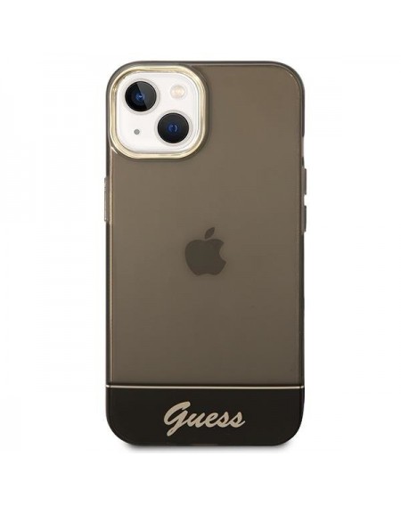 Guess GUHCP14SHGCOK iPhone 14 6.1 &quot;black / black hardcase Translucent