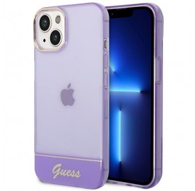 Guess GUHCP14SHGCOU iPhone 14 6.1 &quot;purple / purple hardcase Translucent