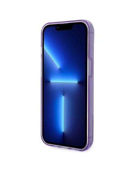 Guess GUHCP14SHGCOU iPhone 14 6.1 &quot;purple / purple hardcase Translucent