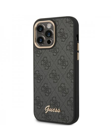 Guess GUHCP14XHG4SHK iPhone 14 Pro Max 6.7 &quot;black / black hard case 4G Vintage Gold Logo
