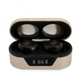 Guess GUTWST31ED TWS Bluetooth earphones + docking station gold / gold