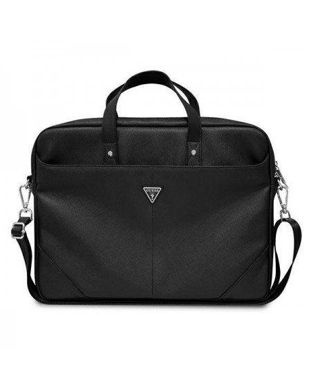 Guess Bag GUCB15PSATLK 16 &quot;black / black Saffiano Triangle Logo