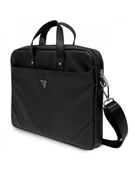 Guess Bag GUCB15PSATLK 16 &quot;black / black Saffiano Triangle Logo