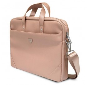 Guess Bag GUCB15PSATLP 16 &quot;pink / pink Saffiano Triangle Logo