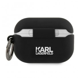 Karl Lagerfeld KLACAPSILRSGBK AirPods Pro cover black / black Silicone RSG