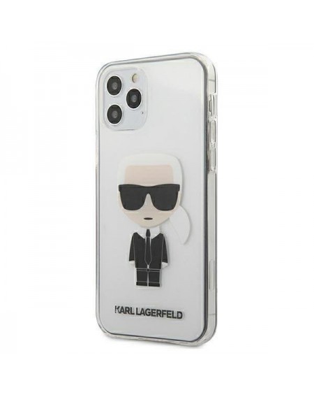 Karl Lagerfeld KLHCP12MTRIK iPhone 12/12 Pro 6.1&quot; hardcase Transparent Ikonik