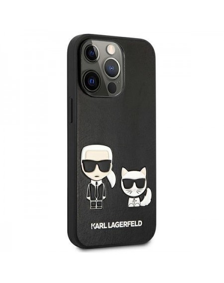 Karl Lagerfeld KLHCP13LPCUSKCBK iPhone 13 Pro / 13 6,1" czarny/black hardcase Ikonik Karl & Choupette
