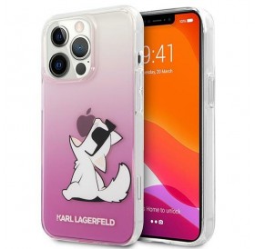 Karl Lagerfeld KLHCP14LCFNRCPI iPhone 14 Pro 6.1 &quot;hardcase pink / pink Choupette Fun