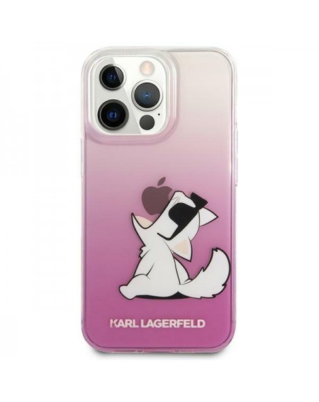 Karl Lagerfeld KLHCP14LCFNRCPI iPhone 14 Pro 6.1 &quot;hardcase pink / pink Choupette Fun