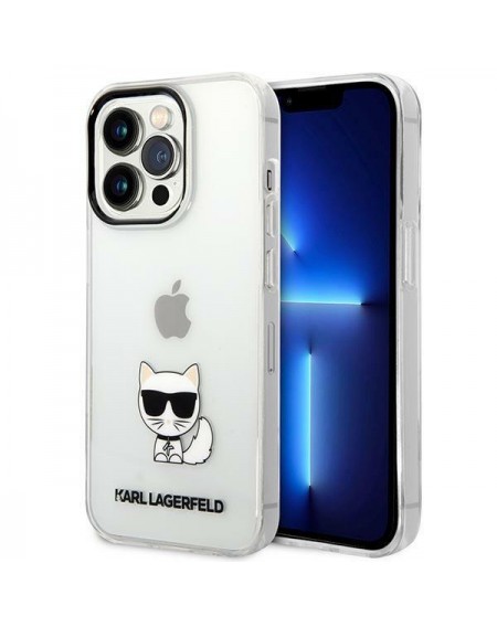 Karl Lagerfeld KLHCP14LCTTR iPhone 14 Pro 6.1 &quot;hardcase clear / transparent Choupette Body