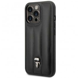 Karl Lagerfeld KLHCP14LPSQPK iPhone 14 Pro 6,1" hardcase czarny/black Puffy Ikonik Pin