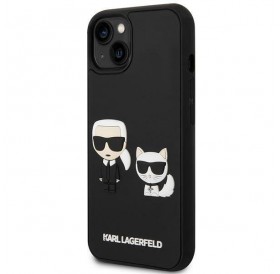 Karl Lagerfeld KLHCP14M3DRKCK iPhone 14 Plus 6,7" czarny/black hardcase Karl&Choupette Ikonik 3D