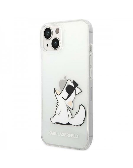 Karl Lagerfeld KLHCP14MCFNRC iPhone 14 Plus 6.7 &quot;hardcase clear / transparent Choupette Fun