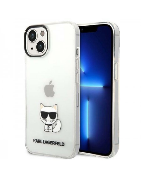Karl Lagerfeld KLHCP14SCTTR iPhone 14 6,1 &quot;hardcase clear / transparent Choupette Body